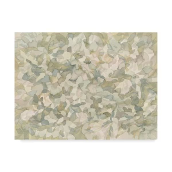 Danhui Nai 'Leafy Abstract' Canvas Art, 24x32, Trademark Fine Art, Mfr#: WAP06048-C2432GG